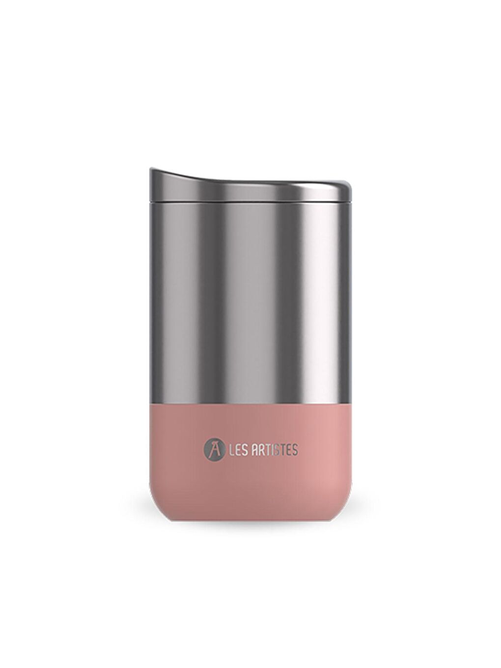 Les Artistes Paris Pembe Isı Yalıtımlı Çelik Termos Mug 350ML Split Pink