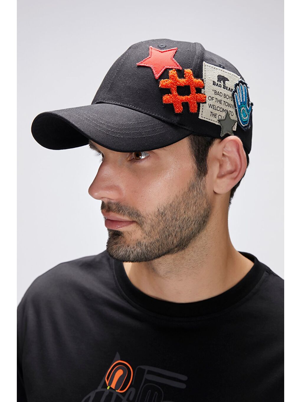 Patch Siyah Şapka-3