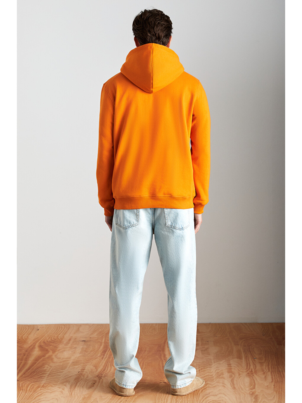 Cade Erkek Pamuk Turuncu Sweatshirt-5