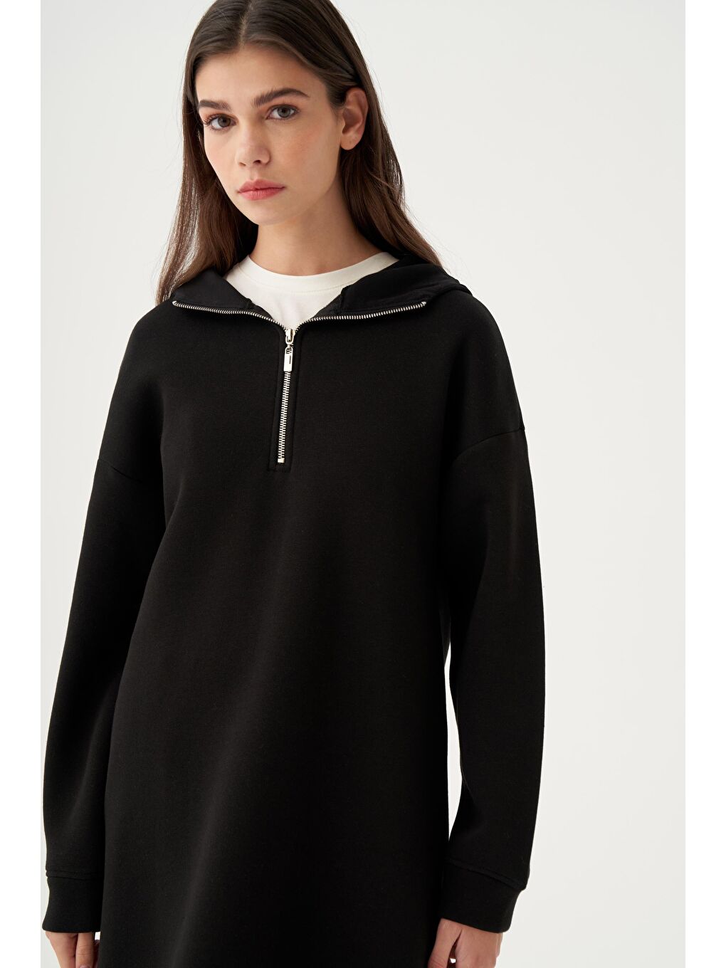 Siyah-Patlı Cep Detaylı Tunik