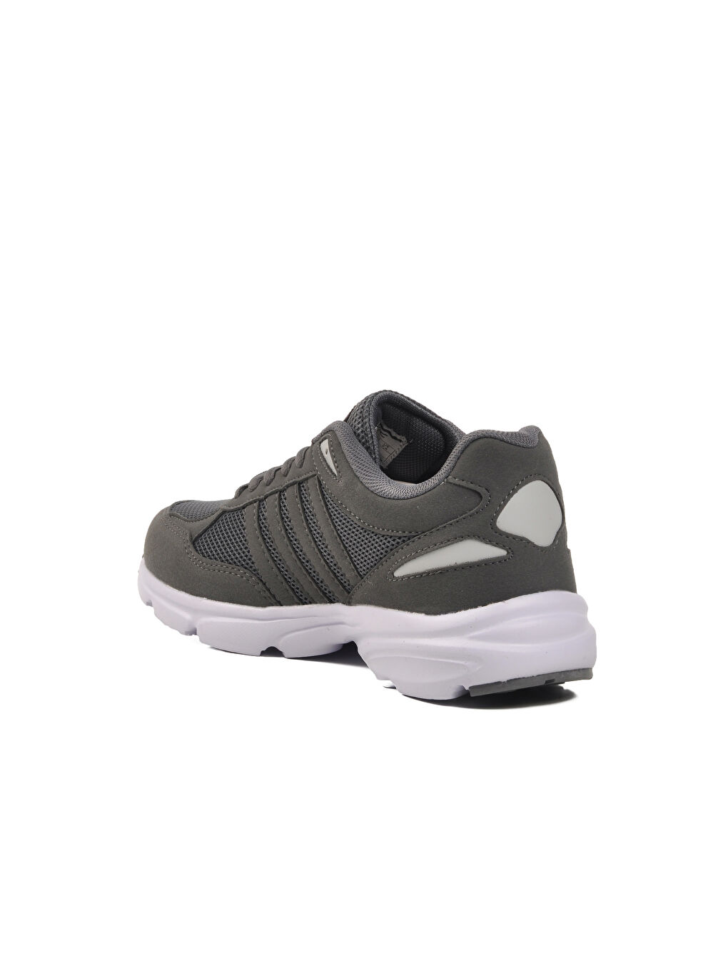 Walkway Gri Füme Beyaz Fileli Hafif Unisex Spor Ayakkabı Disc G - 3