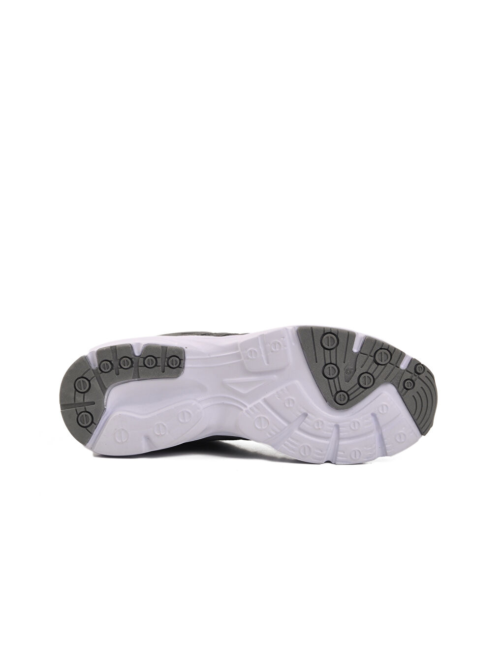 Walkway Gri Füme Beyaz Fileli Hafif Unisex Spor Ayakkabı Disc G - 4