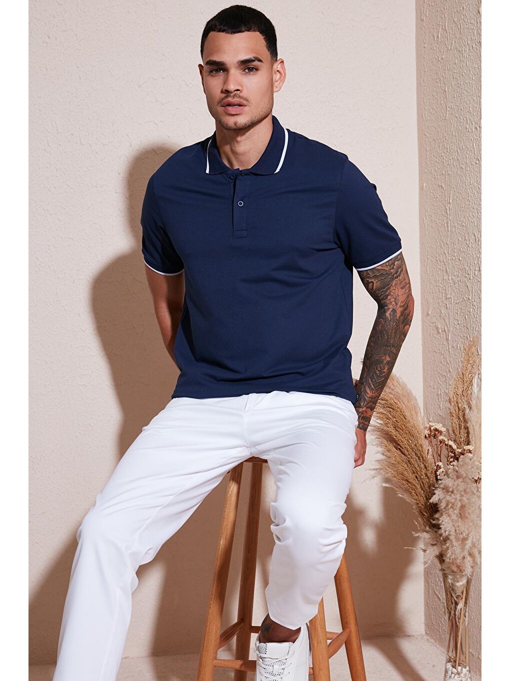 İndigo Pamuklu Regular Fit Polo Yaka T Shirt 5902063