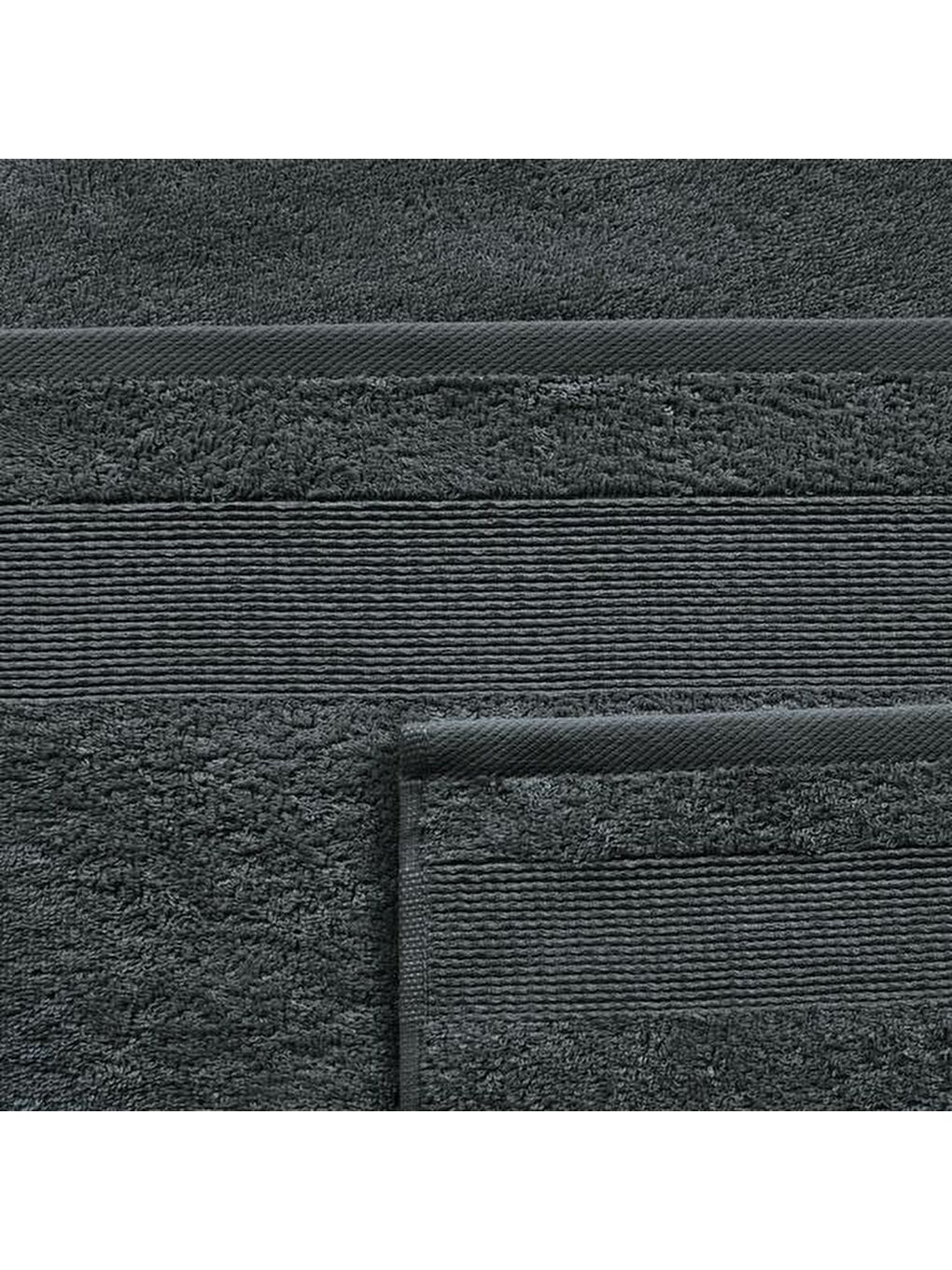 Nuvomon 2'li Havlu Seti - Antrasit - 50x80 cm + 30x50 cm - 2