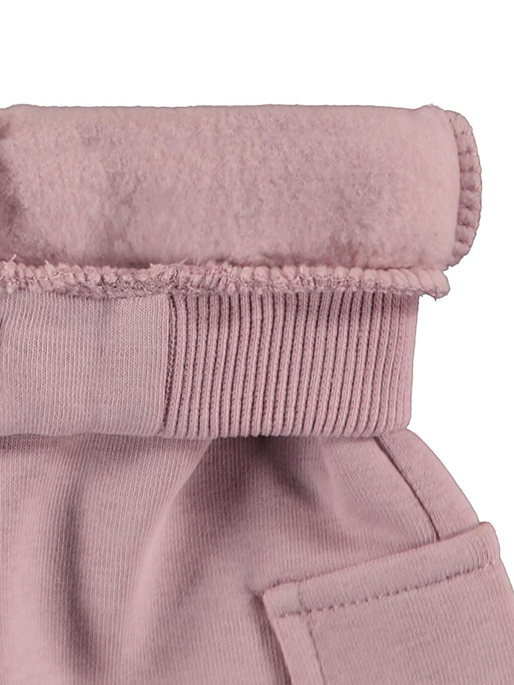 Pembe Baby Çiçek Nakışlı Basic Kargo 6-18 Ay Eşofman Altı - Lila-1