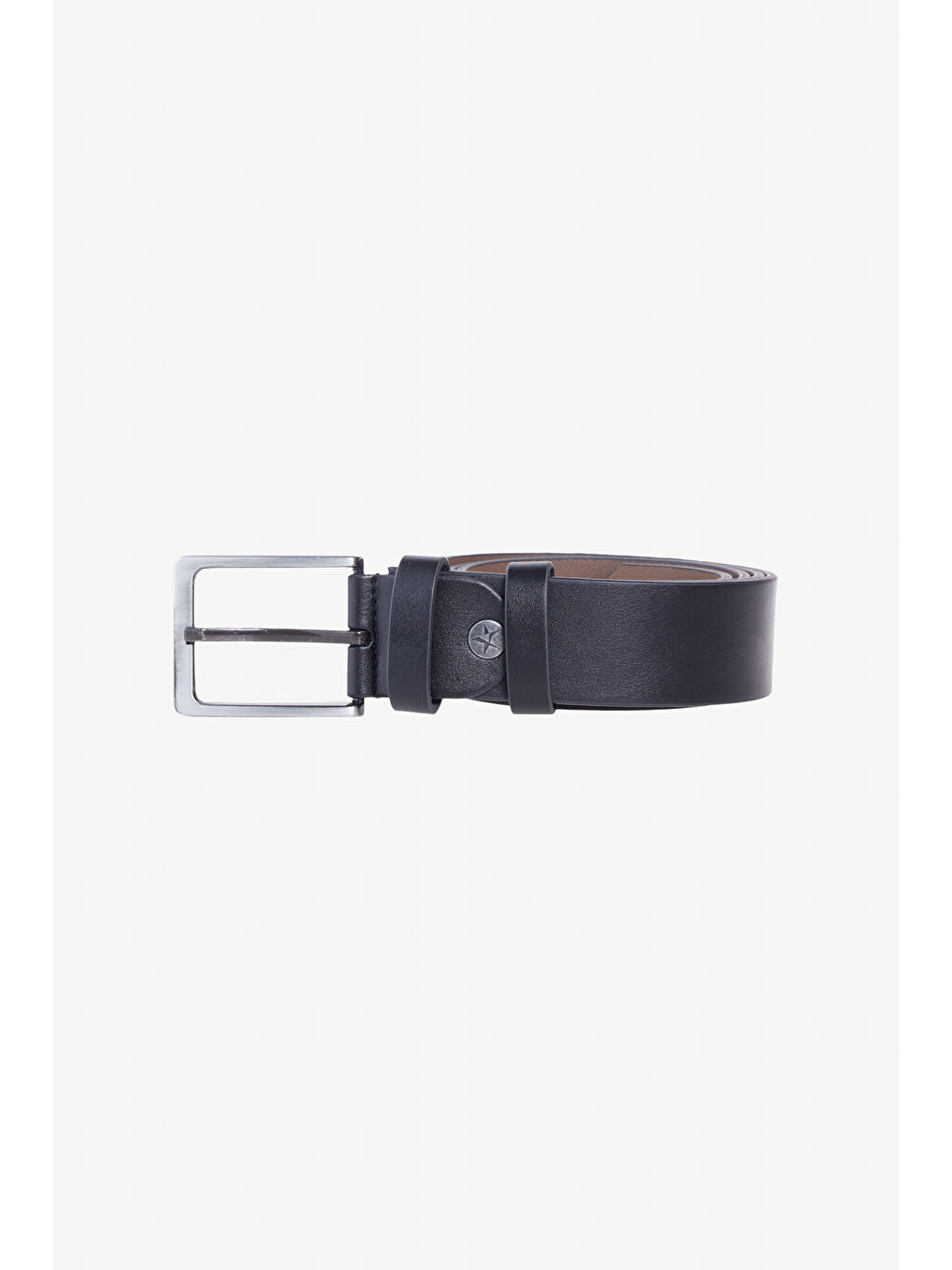 Erkek Siyah Desenli Casual Kemer