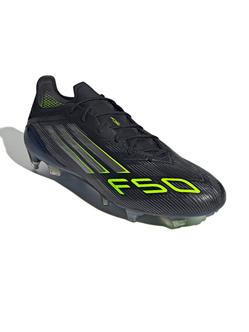 F50 Elite Fg Erkek Çim Zemin Kramponu Jh7616 Siyah-2