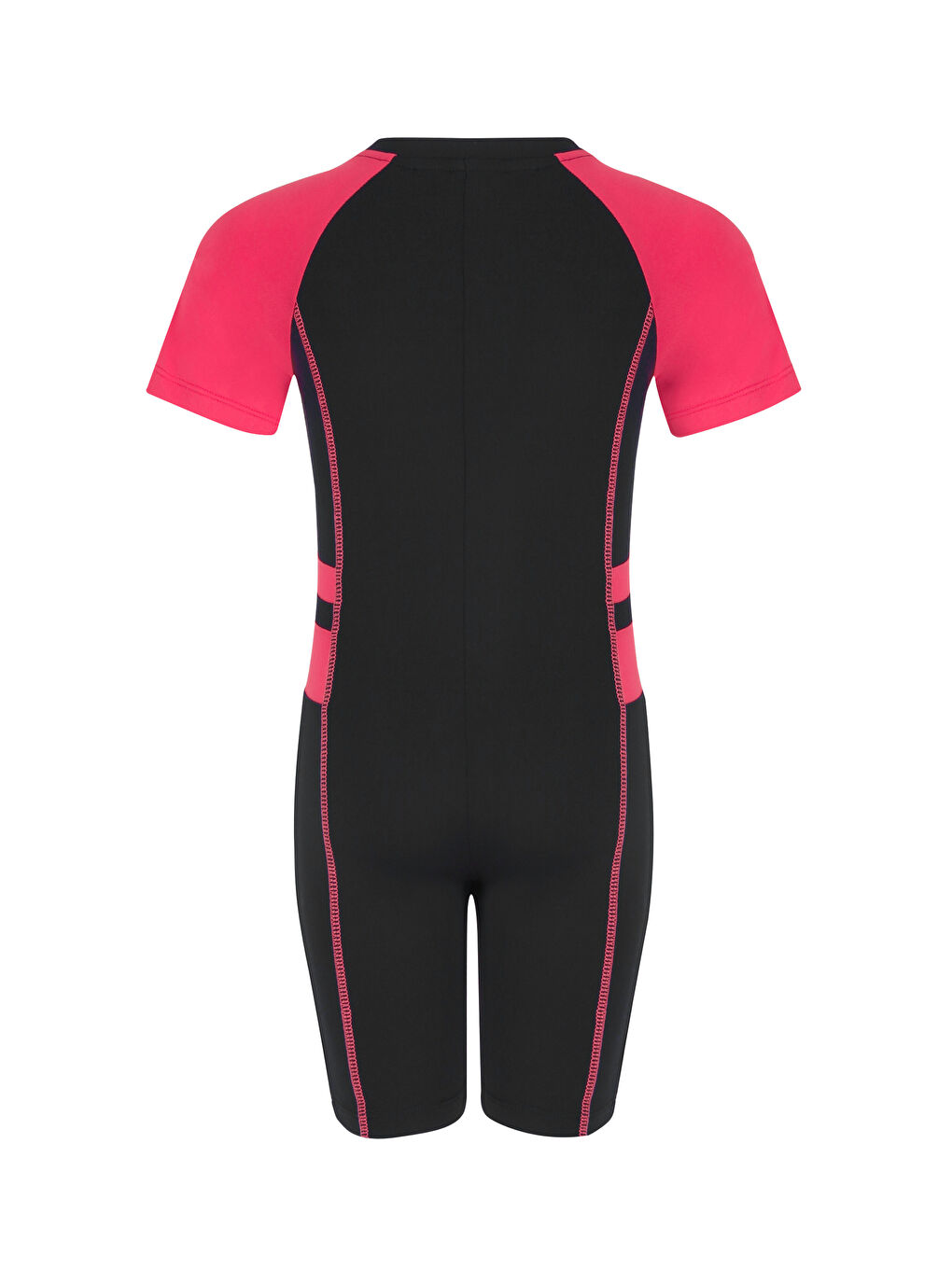 Mercan Çocuk Hızlı Kuruyan Yüzücü Kısa Kollu Sörfçü Mayo-2