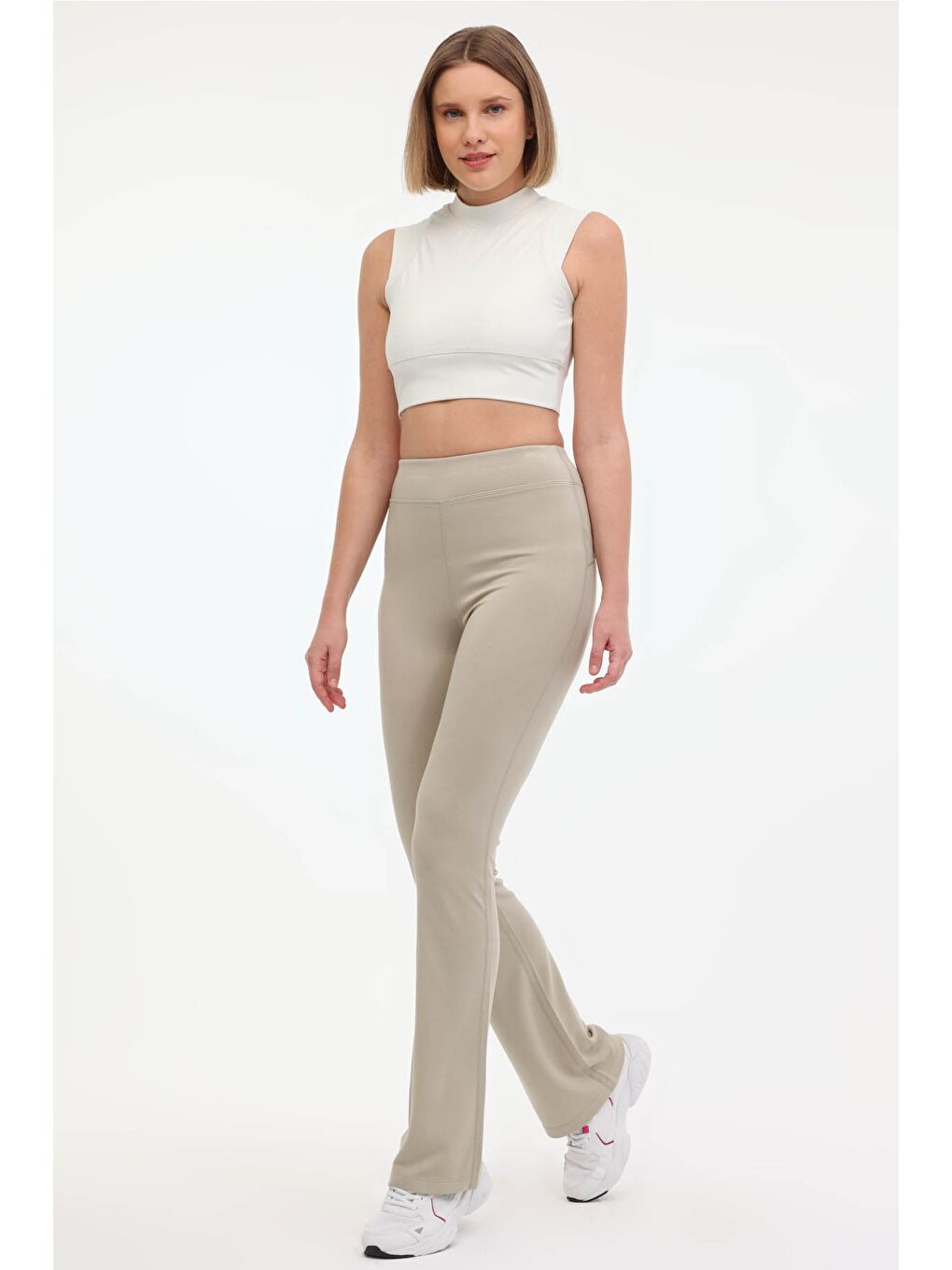 WL ONWAY 22BKK48 5FX Haki Kadın Eşofman Altı-2