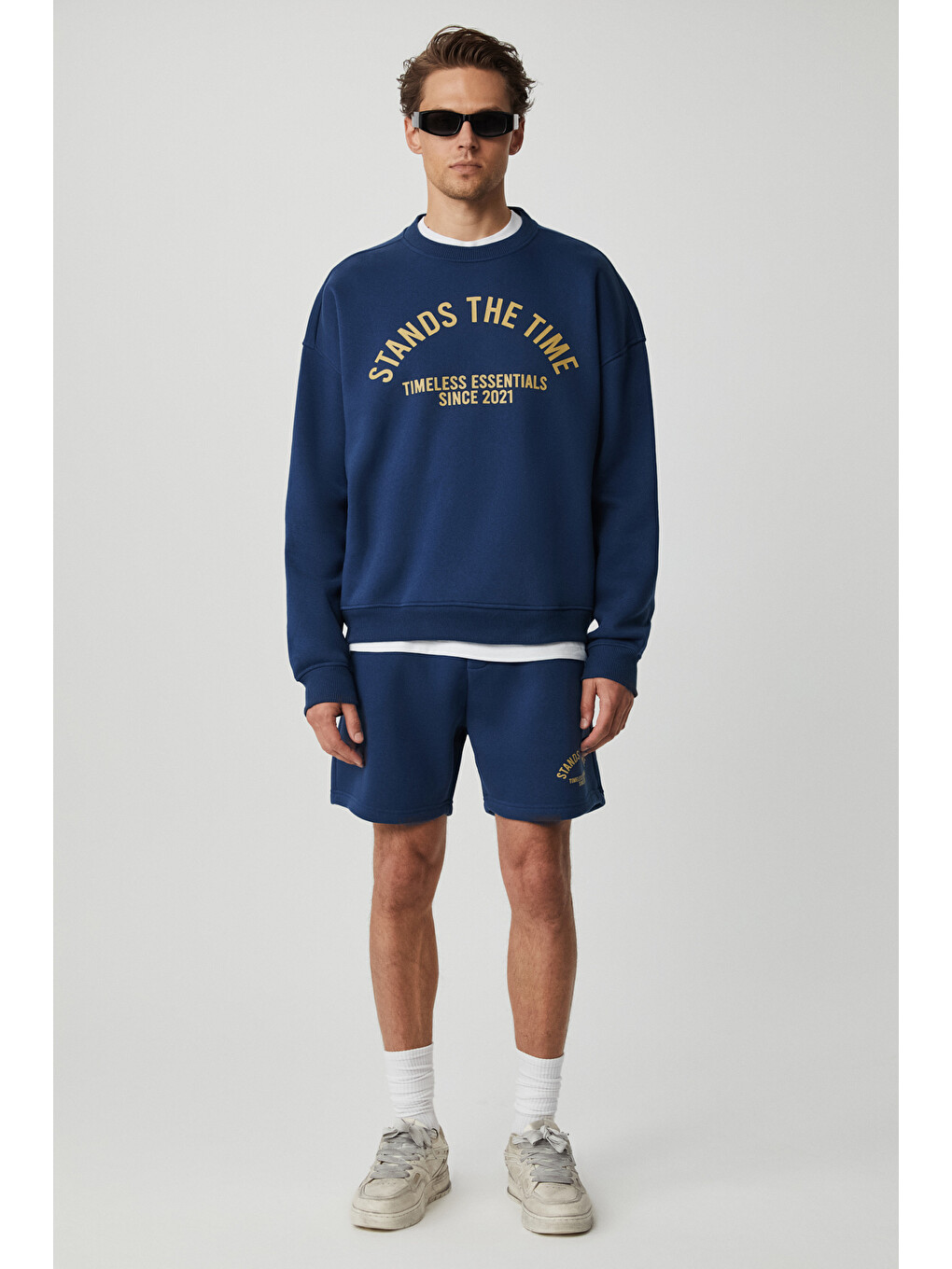 Norton Erkek Yuvarlak Yaka 3 İplik Lacivert Sweatshirt-4