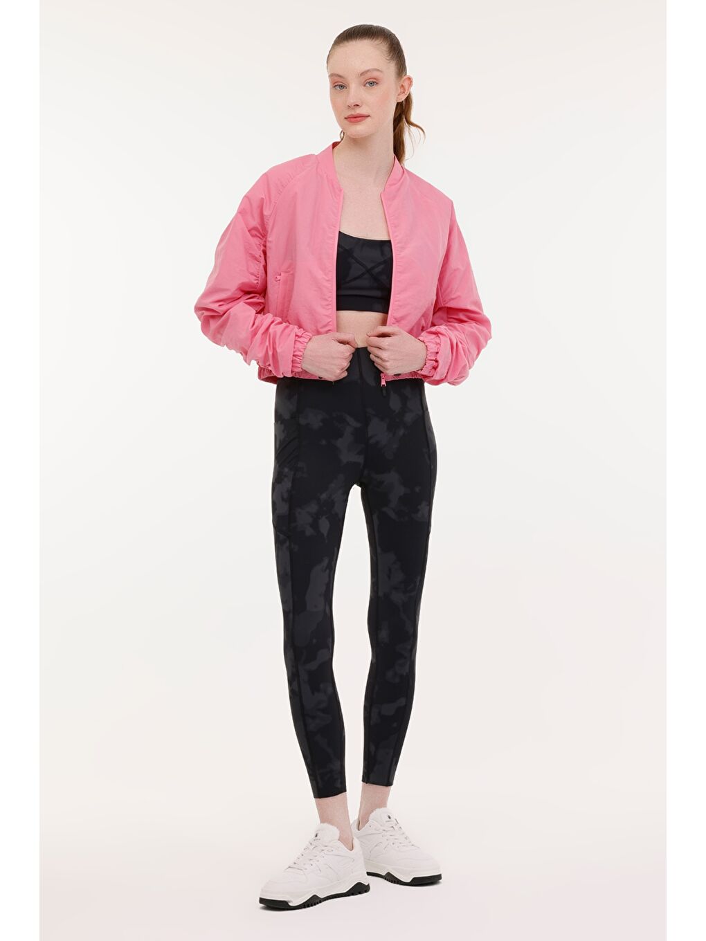 WL EMILA 18SP108 4PR Pembe Kadın Eşofman Üstü-2