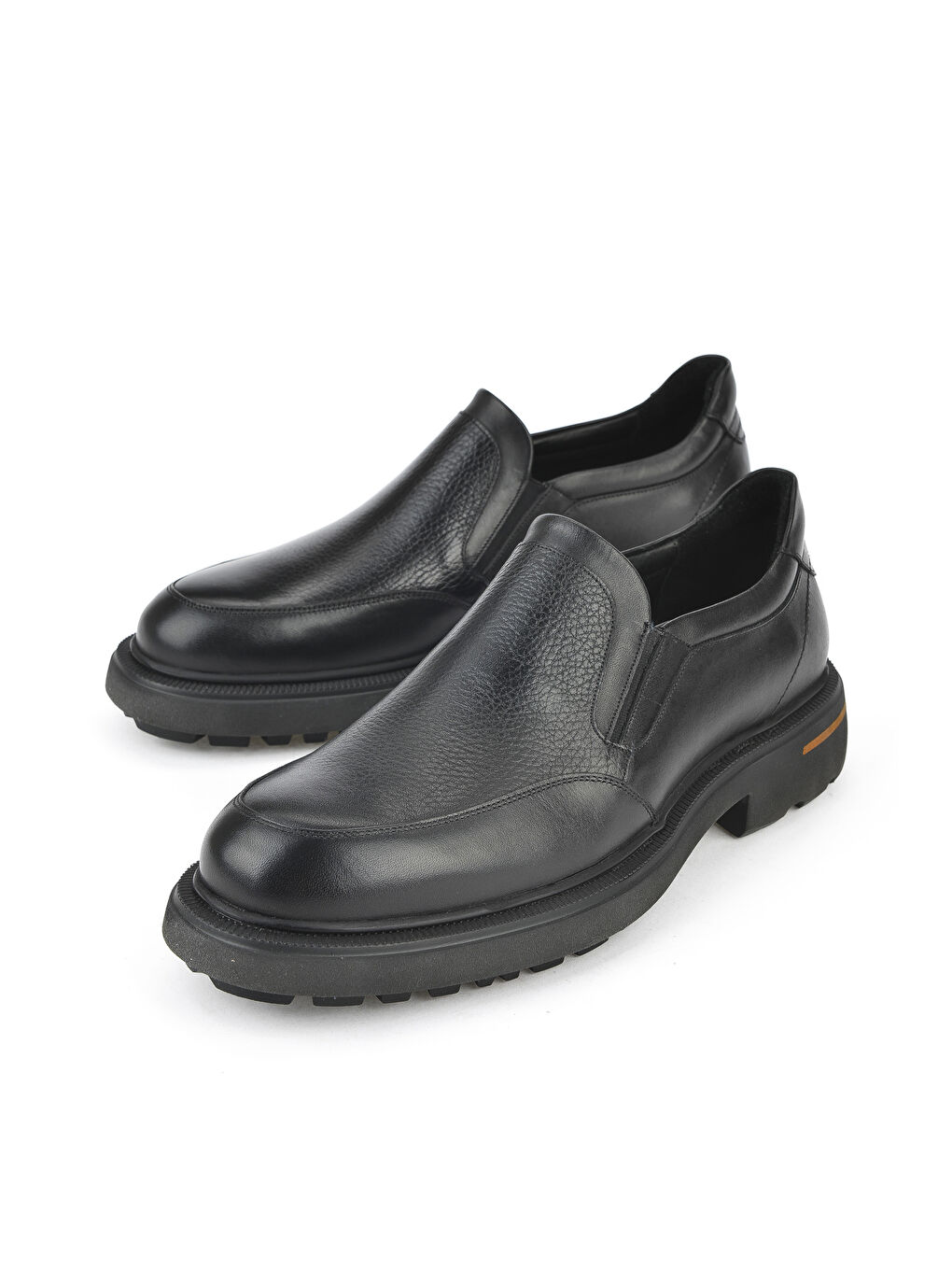 Erkek Hakiki Deri Ayakkabı 153745Z30412 Siyah-4
