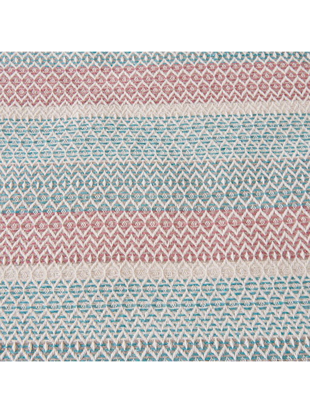 Soft Vita Tek Kişilik Pike - Ekru / Mavi - 160x230 cm-1