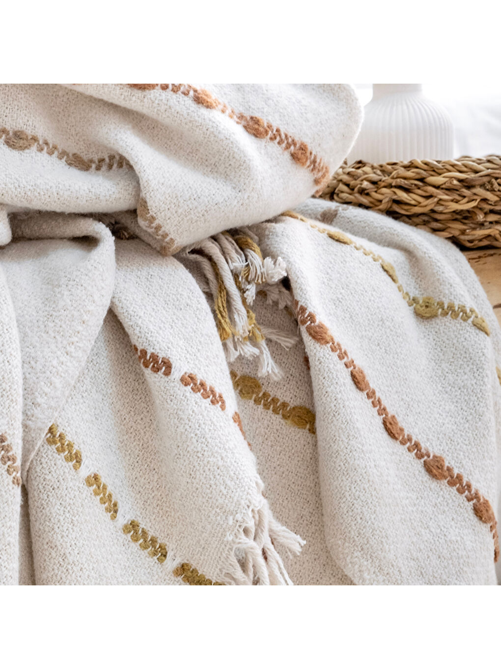 Home Cozy Nevresim Takımı 7 Parça-Ekru-7