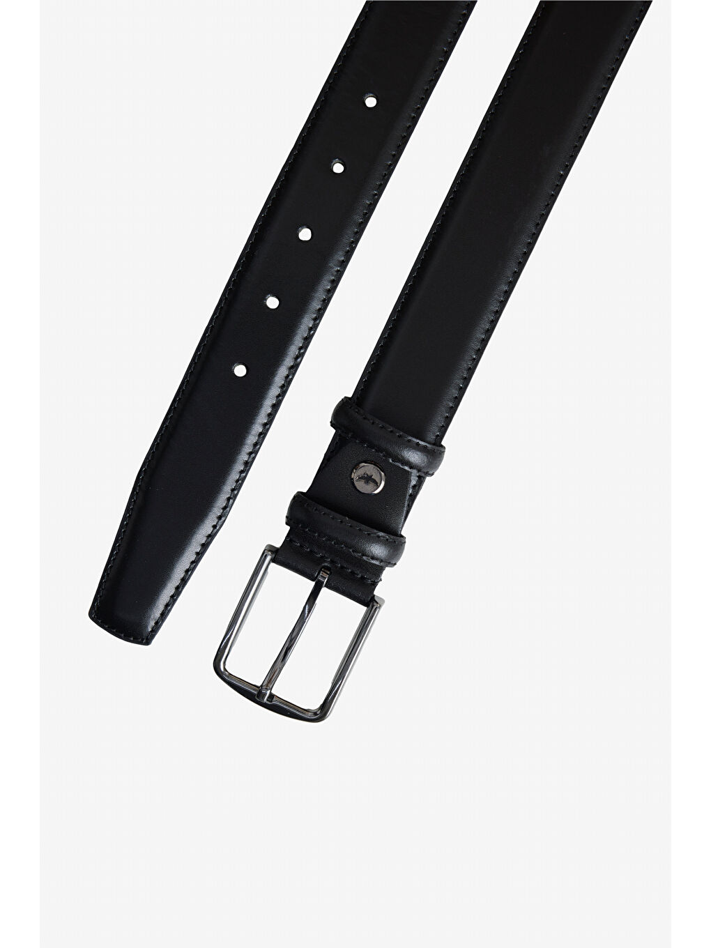 Erkek Siyah %100 Deri Klasik Kemer-1