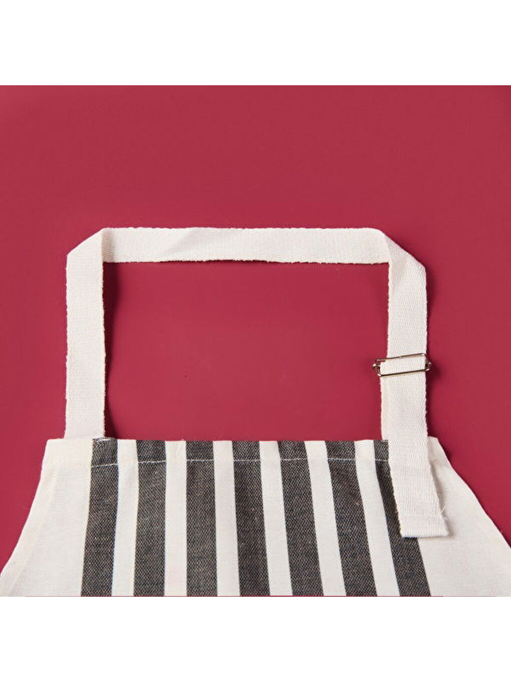 Lila Soft Zoe Mutfak Önlüğü - Ekru / Siyah - 54x78 cm-2