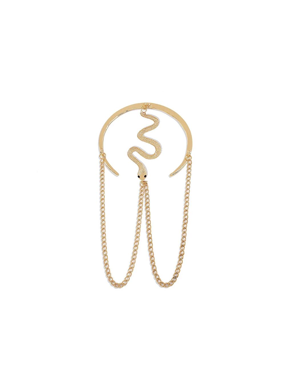 Sarı Yılan Tasarımlı Kol Aksesuarı Armband Pazu Bilekliği