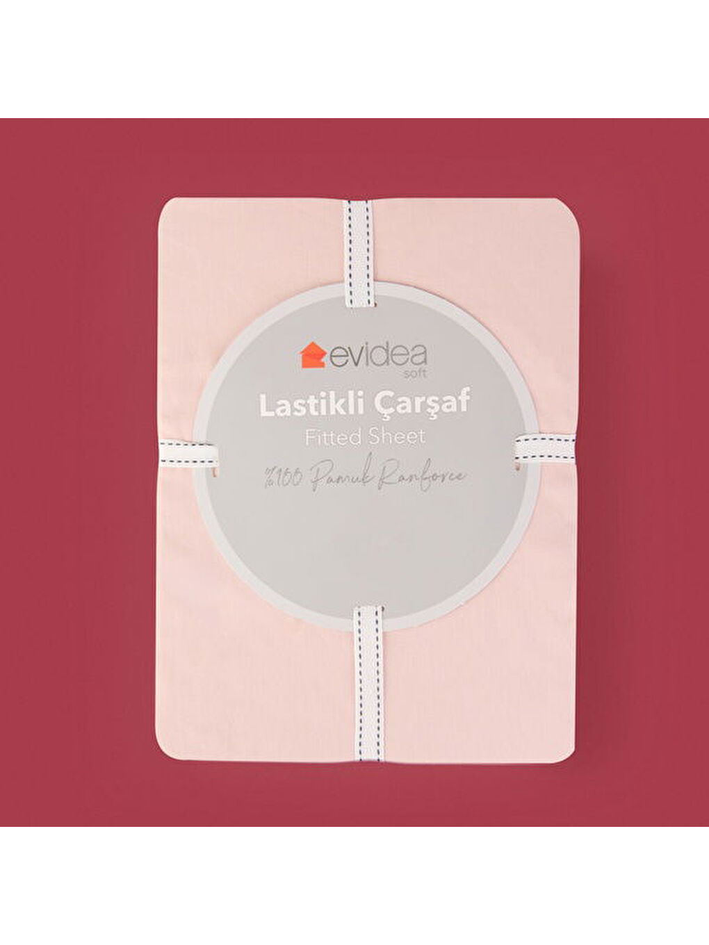 Pembe Soft Basic Tek Kişilik Lastikli Çarşaf - Gülkurusu - 100x200 cm-1