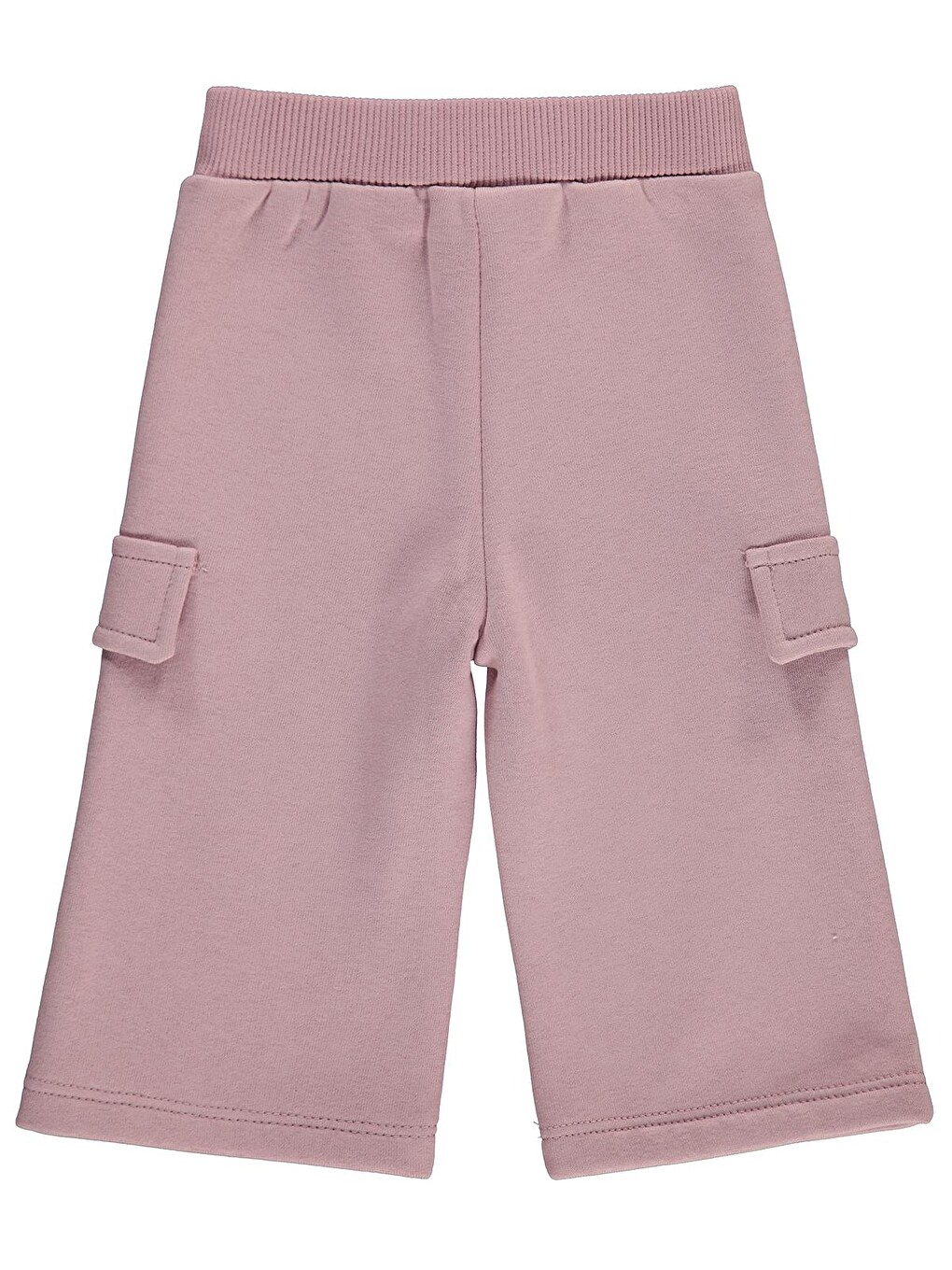 Pembe Baby Çiçek Nakışlı Basic Kargo 6-18 Ay Eşofman Altı - Lila-2