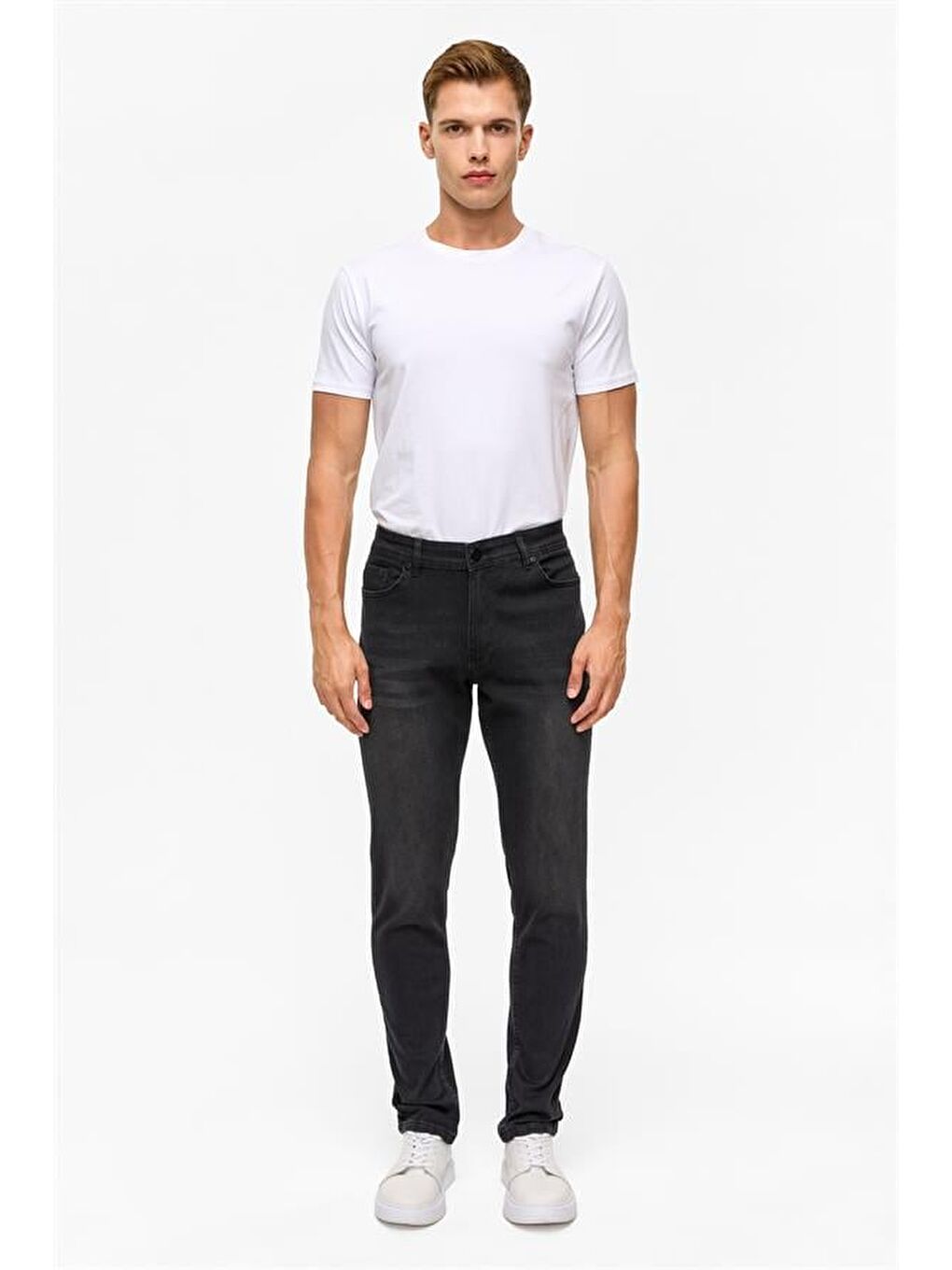 Siyah Slim Denim Pantolon