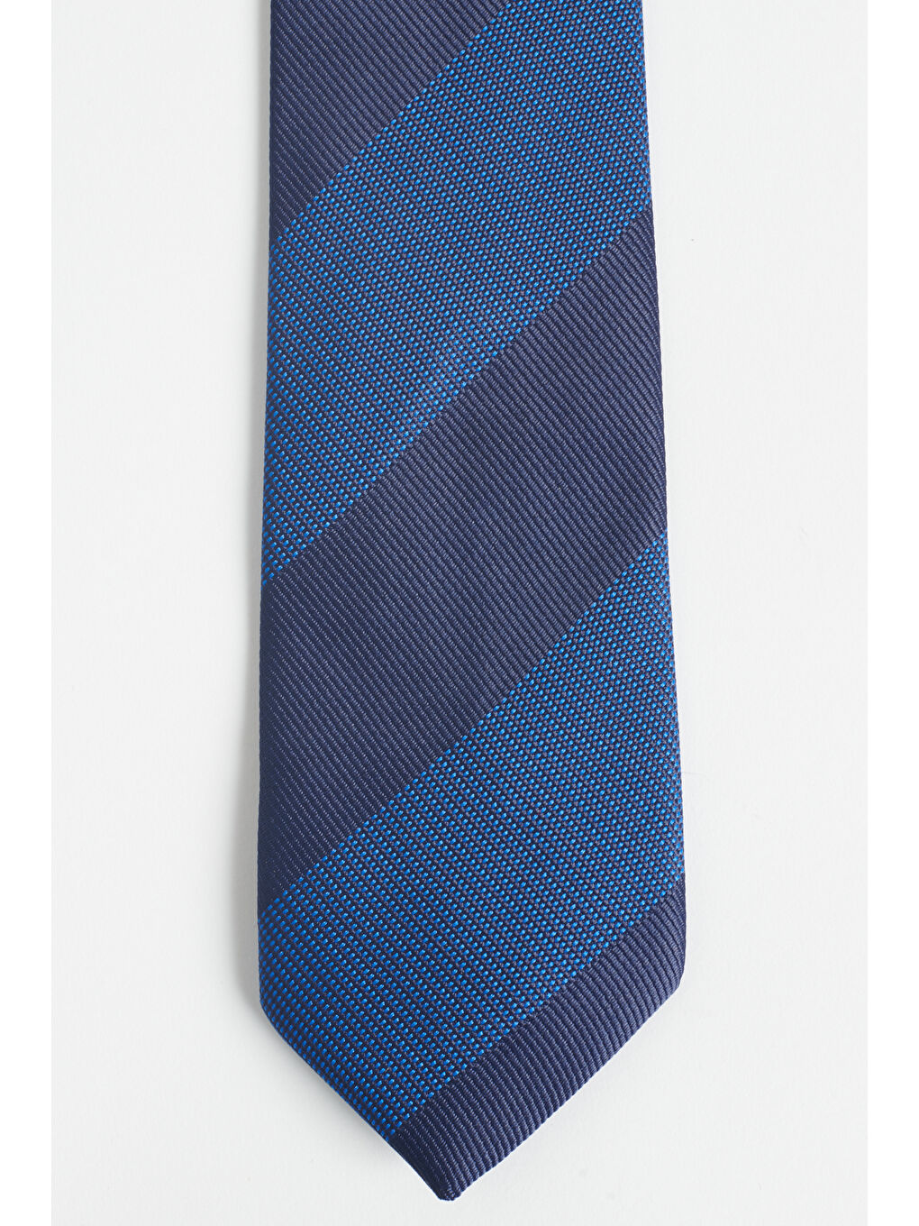 Erkek Lacivert Desenli Kravat-1