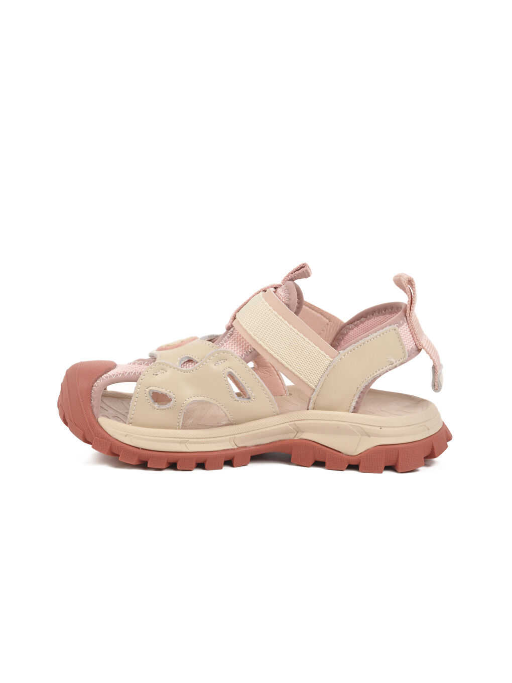 Pembe Cırtlı Hafif Unisex Çocuk Spor Sandalet 25Y614 F-1