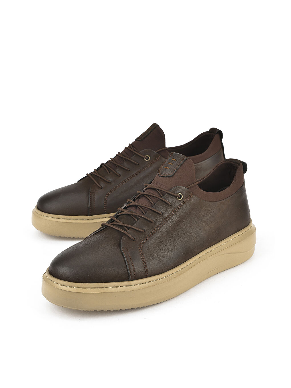 Kahverengi Erkek Hakiki Deri Ayakkabı 1511025Z20312 Kahve-4