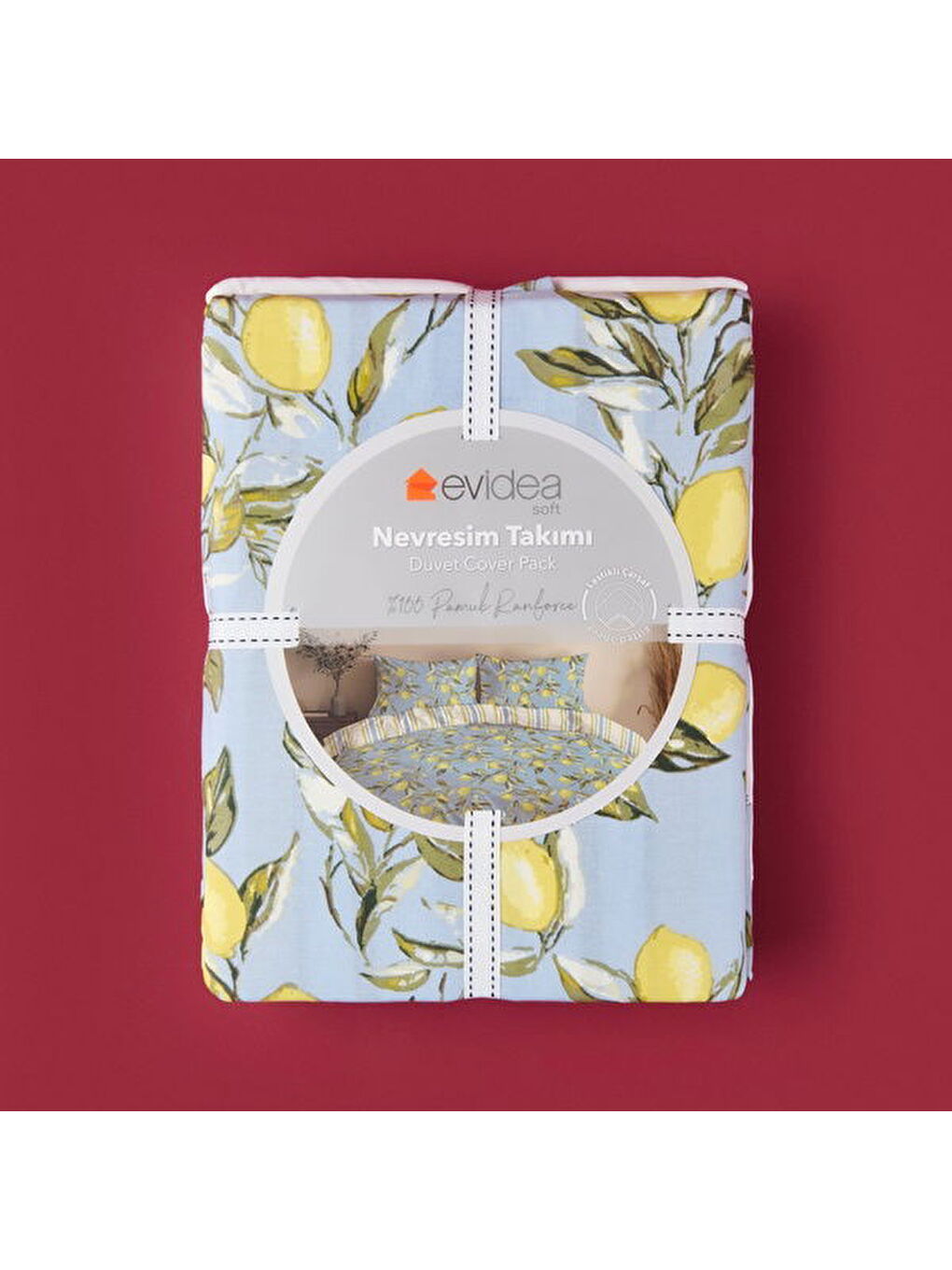 Soft Fresco Tek Kişilik Nevresim Takımı - Mavi-1