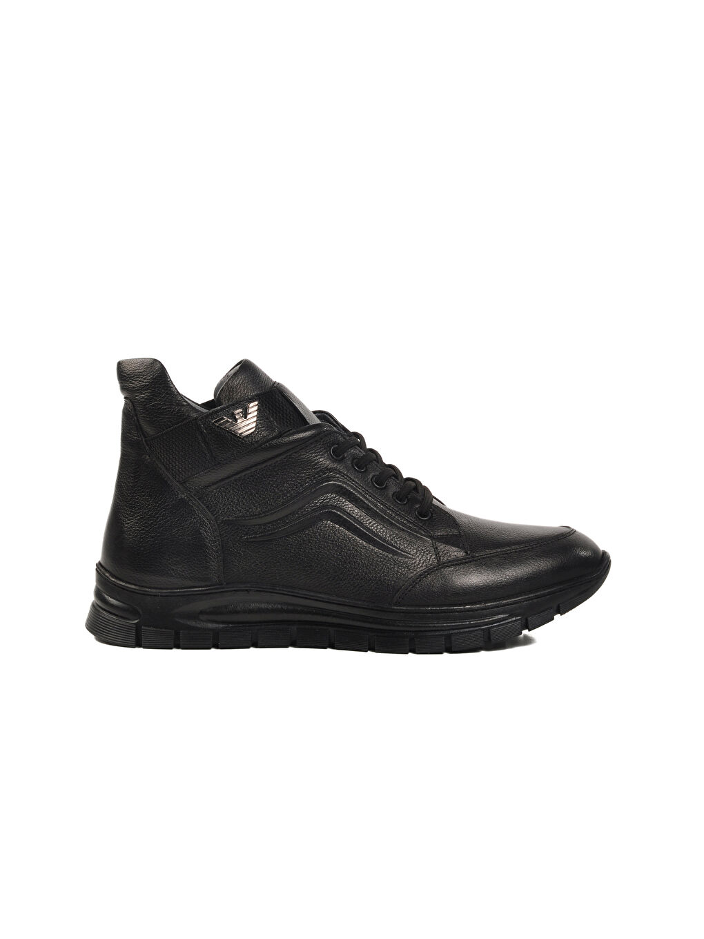 Siyah Hakiki Deri Erkek Bot 228 M