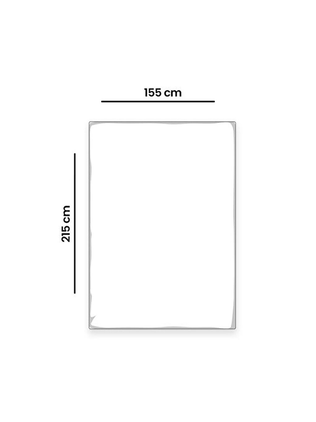 Beyaz Bambina Tek Kişilik Bambu Yorgan - 155x215 cm-1