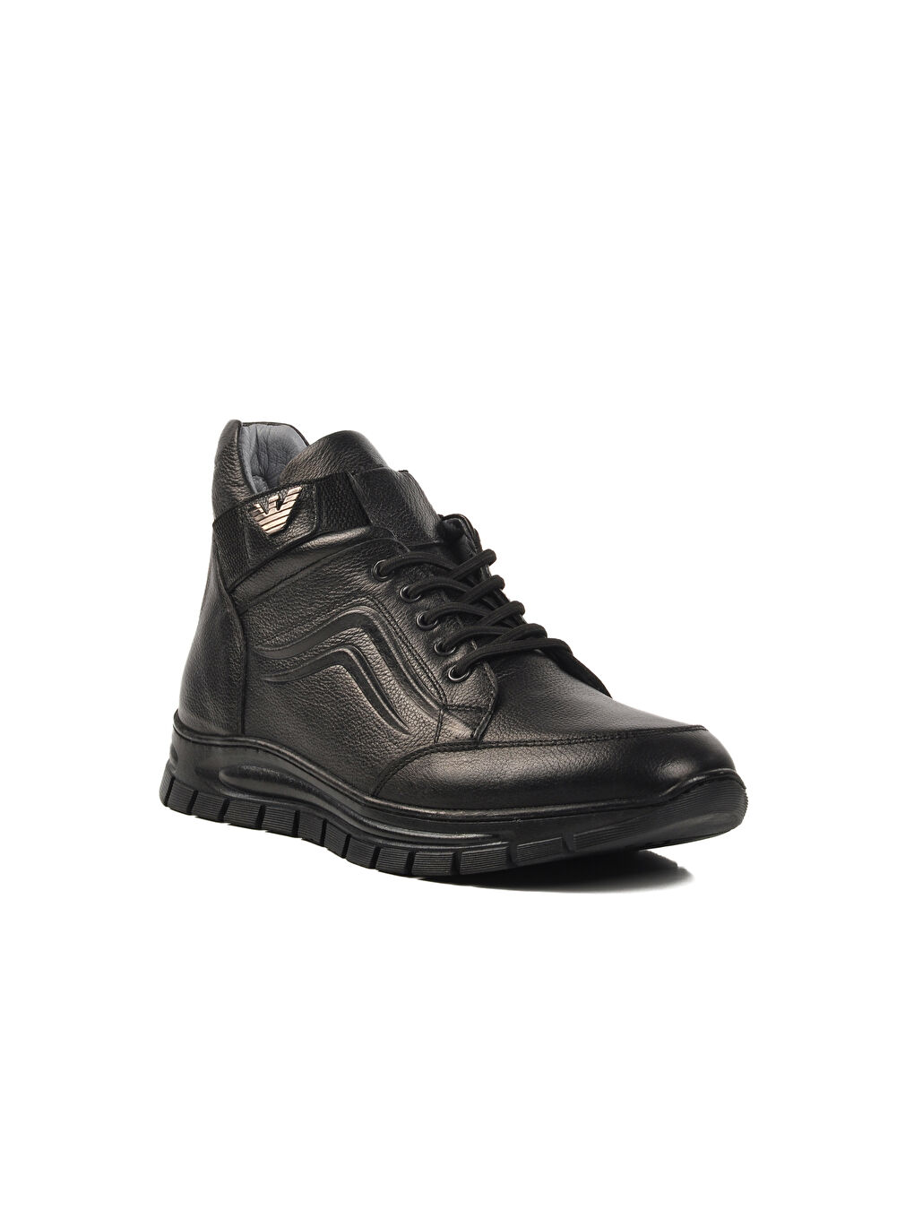 Siyah Hakiki Deri Erkek Bot 228 M-2