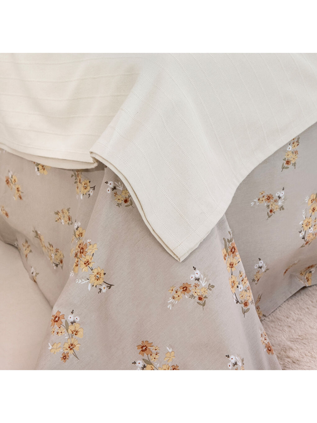 Home Hera Tek Kişilik Pike Takımı 3 Parça-Ekru-2