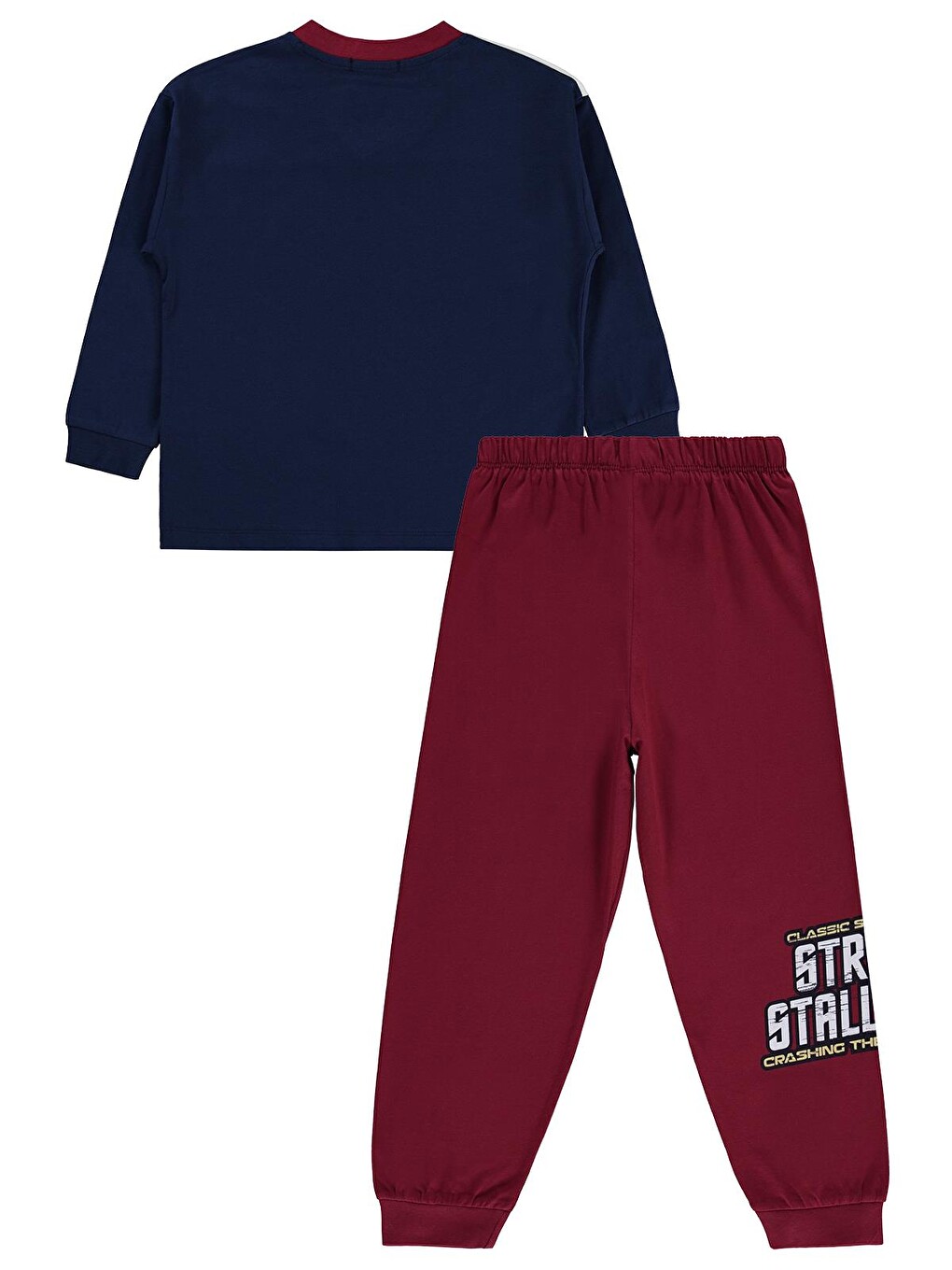 Boys Araba Baskılı 6-9 Yaş Pijama Takımı - Lacivert-3