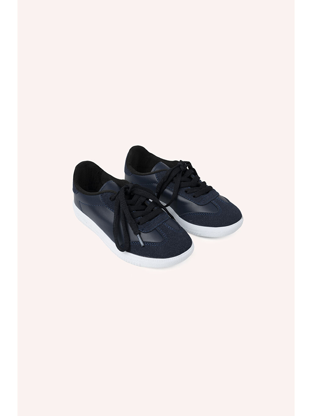 Erkek Çocuk Bağcıklı Lacivert Sneaker-3