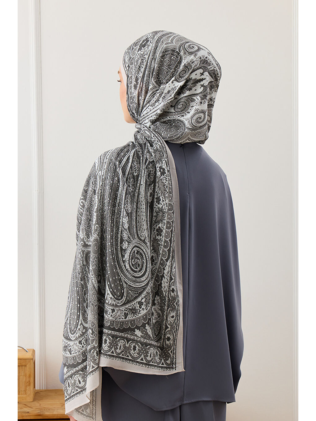 Deluxe Summer Şal Noa Gri-6