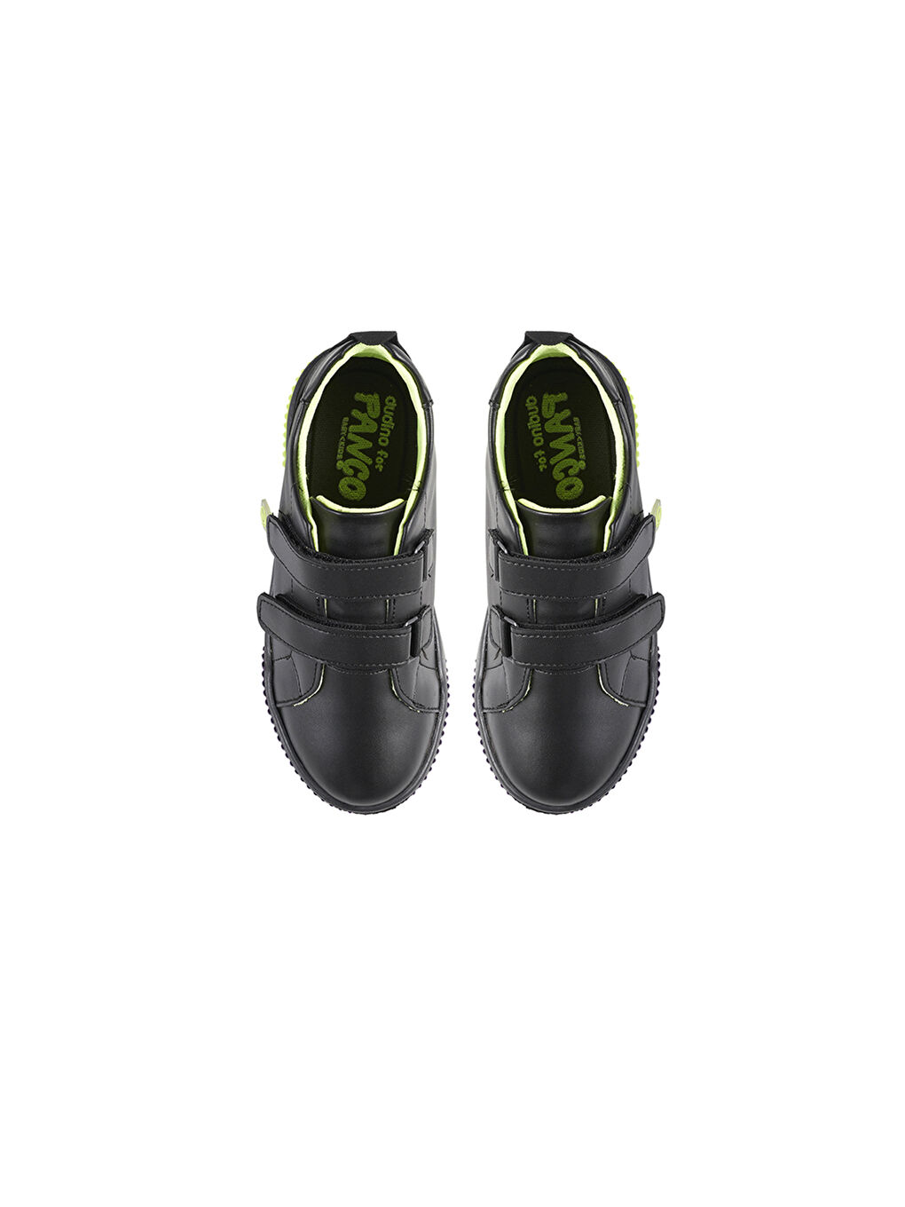 Unisex Çocuk Cırt Cırtlı Siyah Sneaker-2