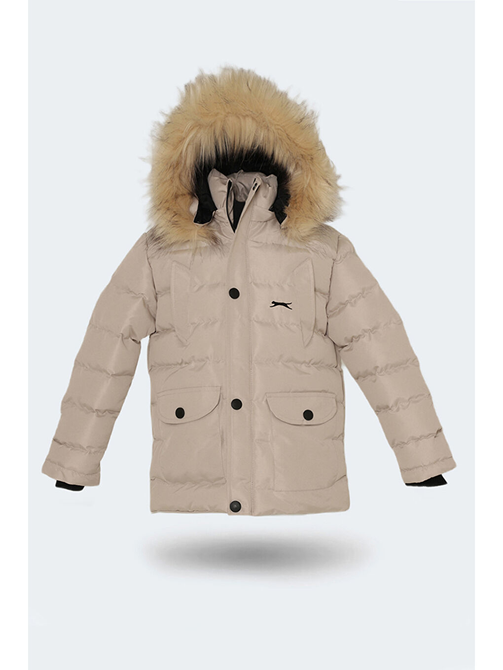 NAPOLI Unisex Çocuk Mont Taş Gri