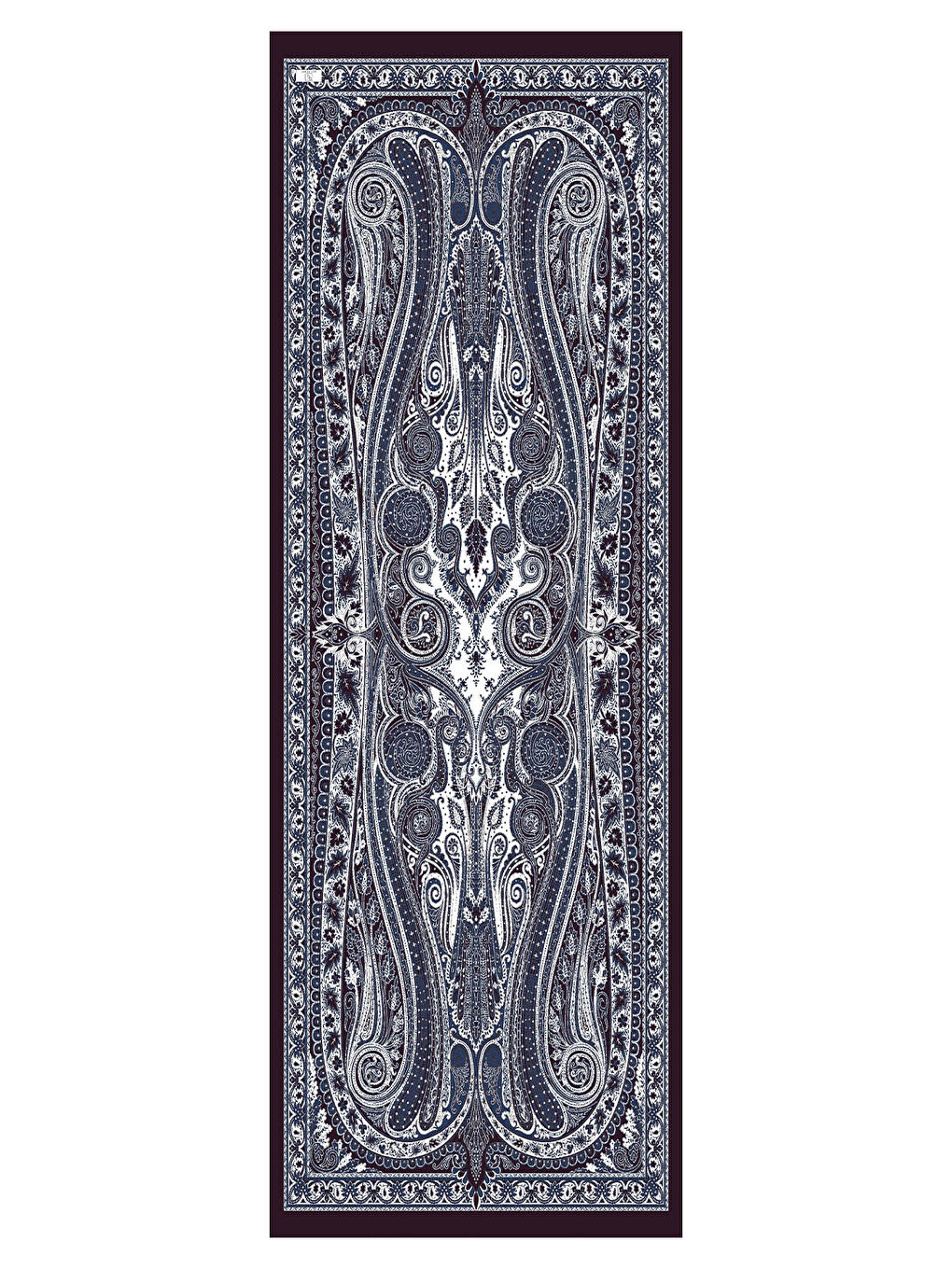 Deluxe Summer Şal Noa Lacivert-8