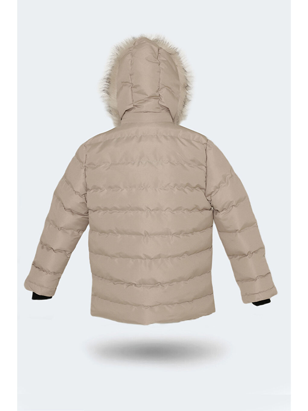 NAPOLI Unisex Çocuk Mont Taş Gri-1