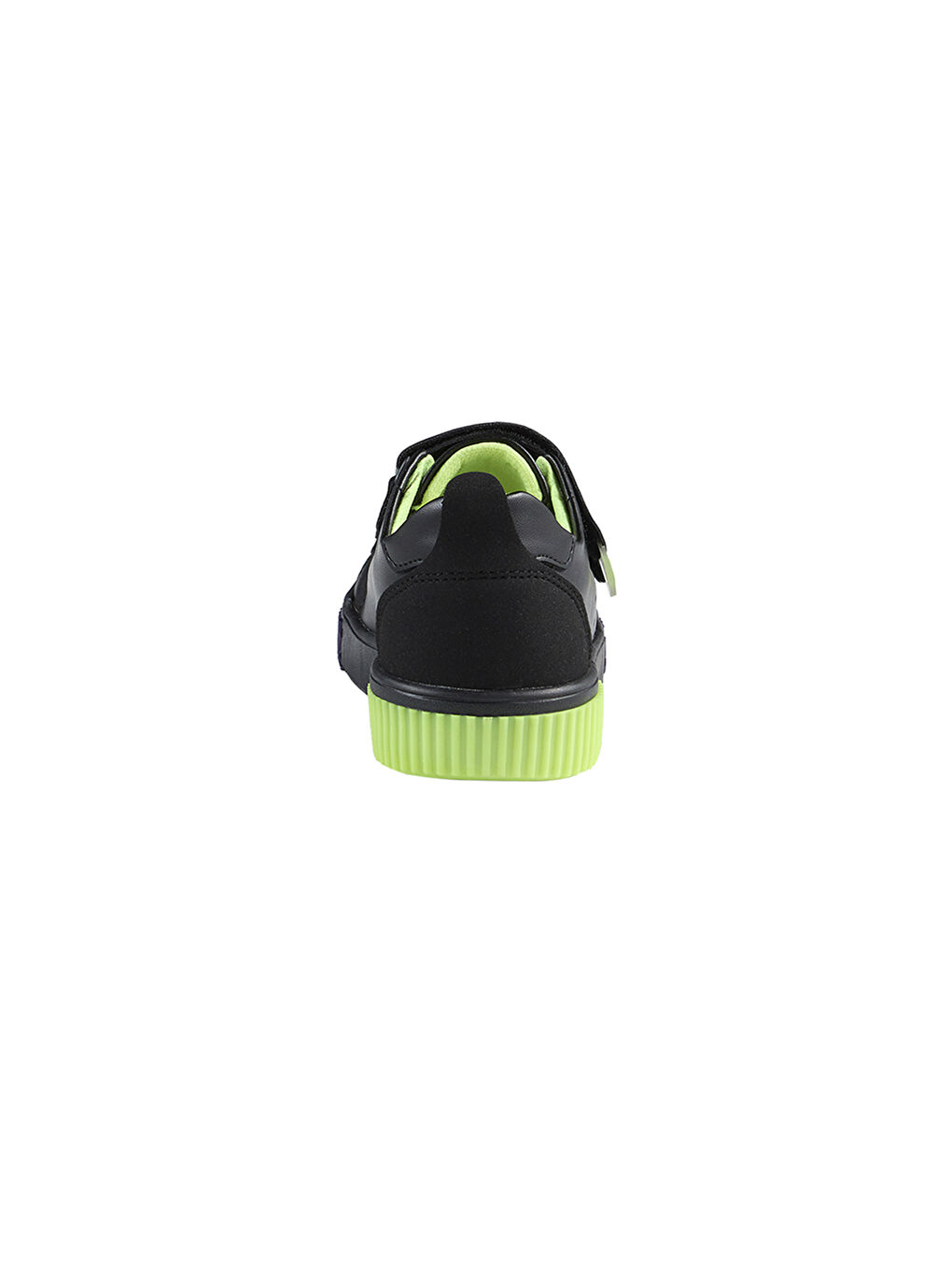 Unisex Çocuk Cırt Cırtlı Siyah Sneaker-4