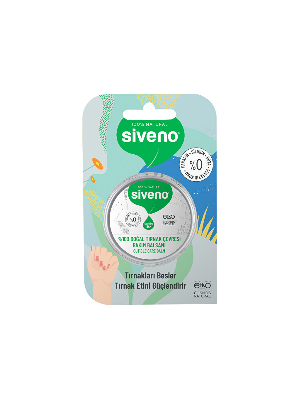 %100 Doğal Tırnak Çevresi Bakım Balsamı Organik Argan Yağlı Bitkisel Onarıcı Krem Vegan 15 ml-3