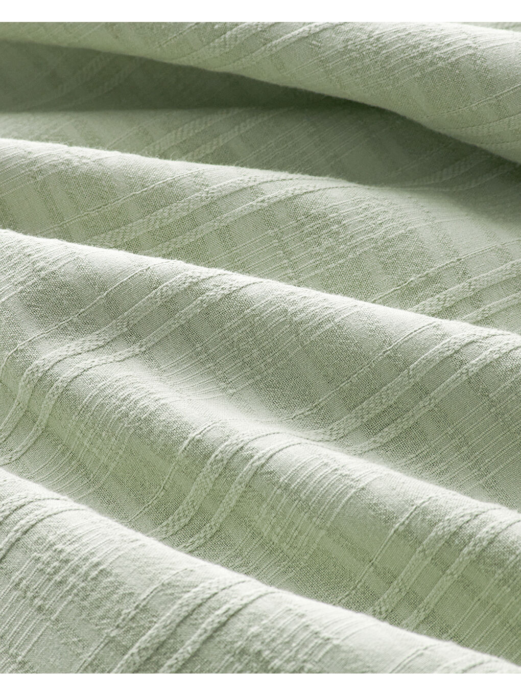 Breezy Escape Pamuk Ekose Çift Kişilik Nevresim Takımı 200x220 cm Yeşil-5