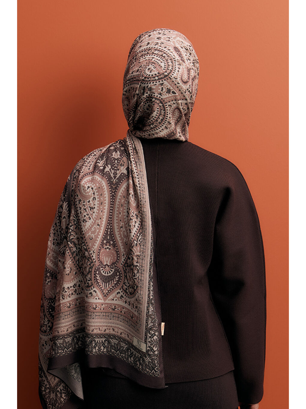 Kahverengi Deluxe Summer Şal Eva Soft Kahve-7