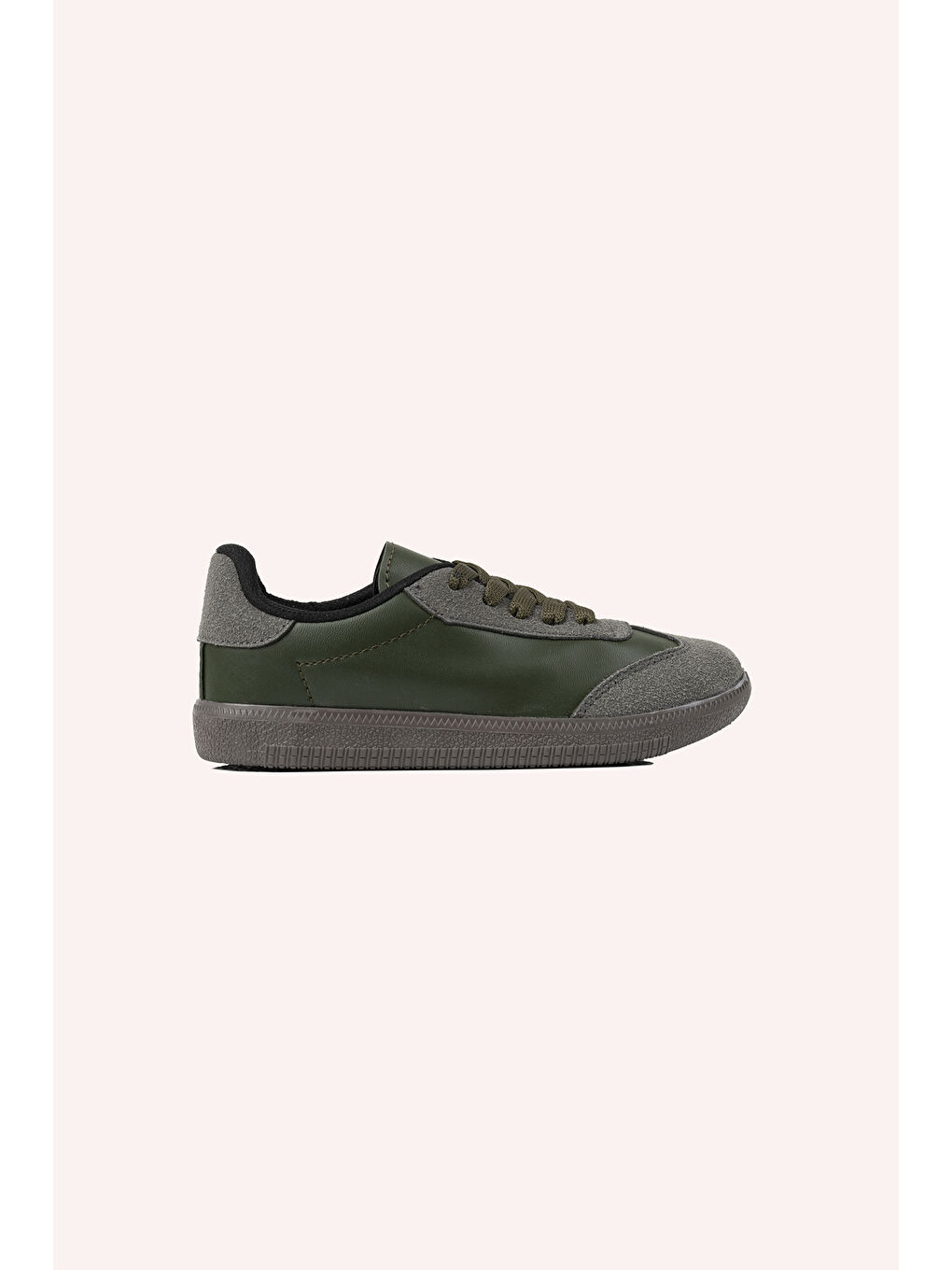 Erkek Çocuk Bağcıklı Haki Sneaker