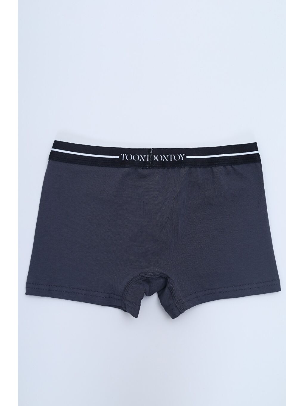 Ekru Erkek Çocuk Yazı Baskılı 4lü Paket Boxer-1