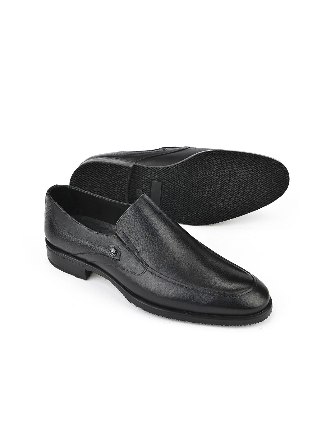 Erkek Hakiki Deri Ayakkabı 153745Z80172 Siyah-3