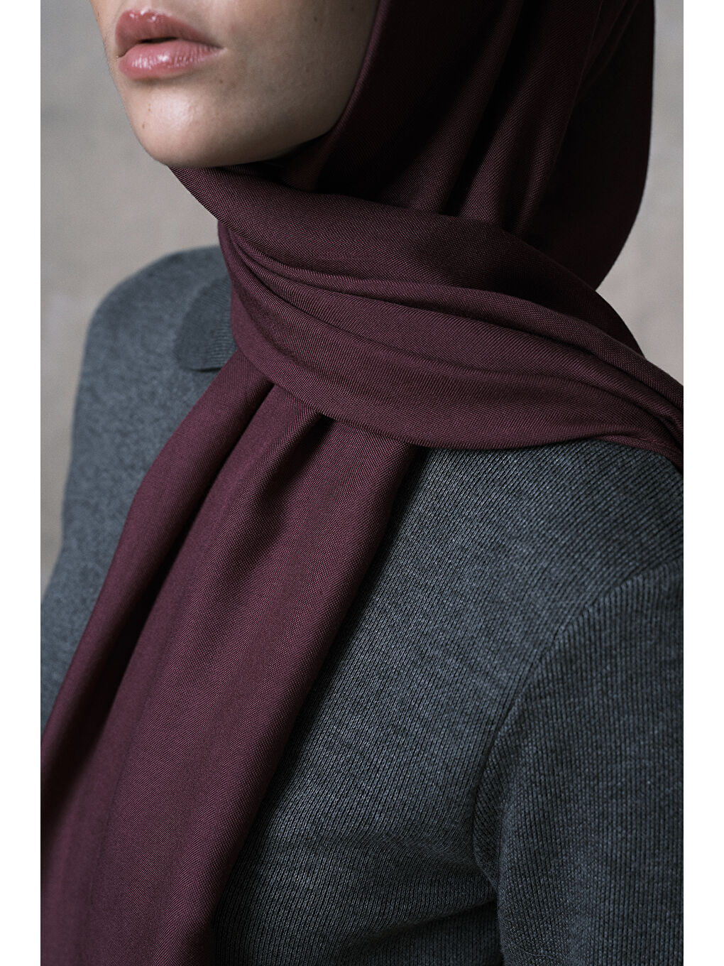 Modal Şal Mürdüm-9