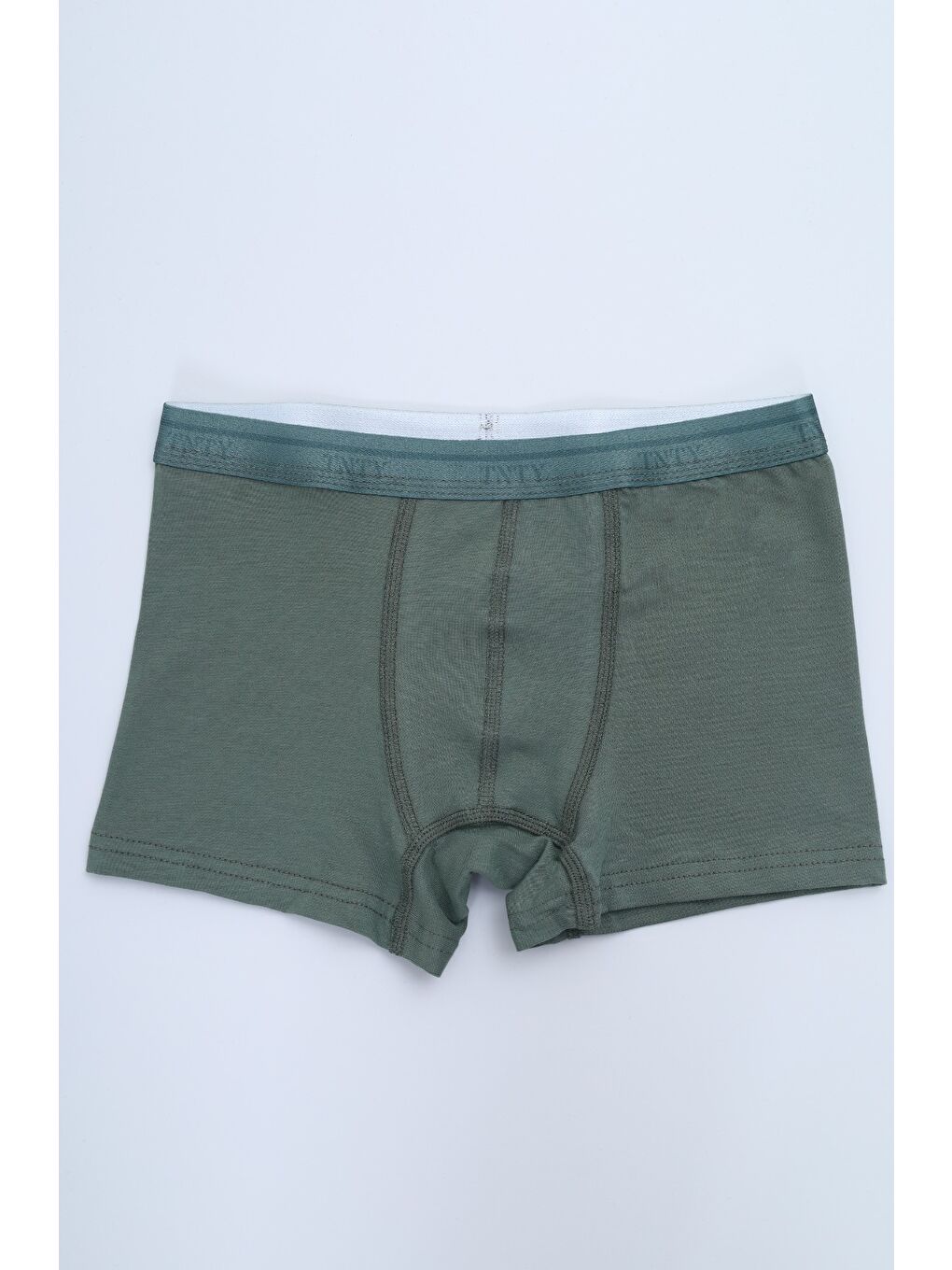 Ekru Erkek Çocuk Tnty Yazı Baskılı 4lü Paket Boxer-1