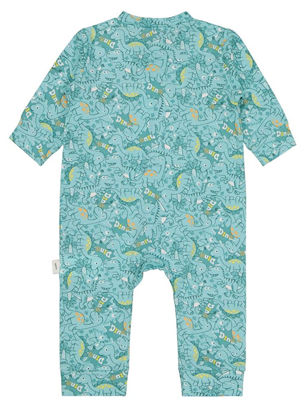 Yeşil Baby Dinozor Baskılı 3-18 Ay Tulum