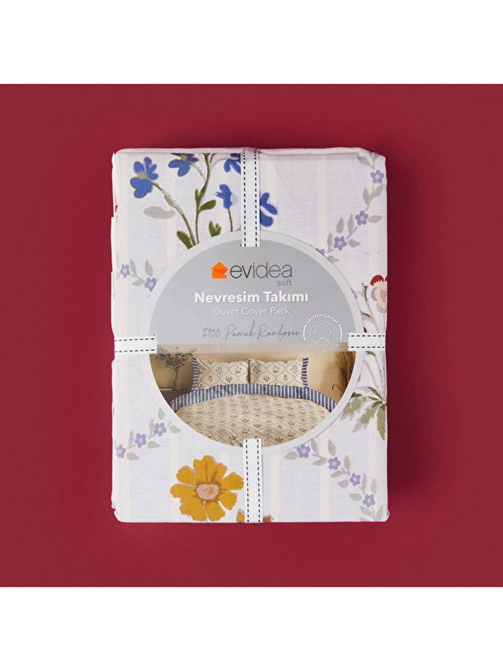 Soft Nostra Çift Kişilik Nevresim Takımı - Ekru-3